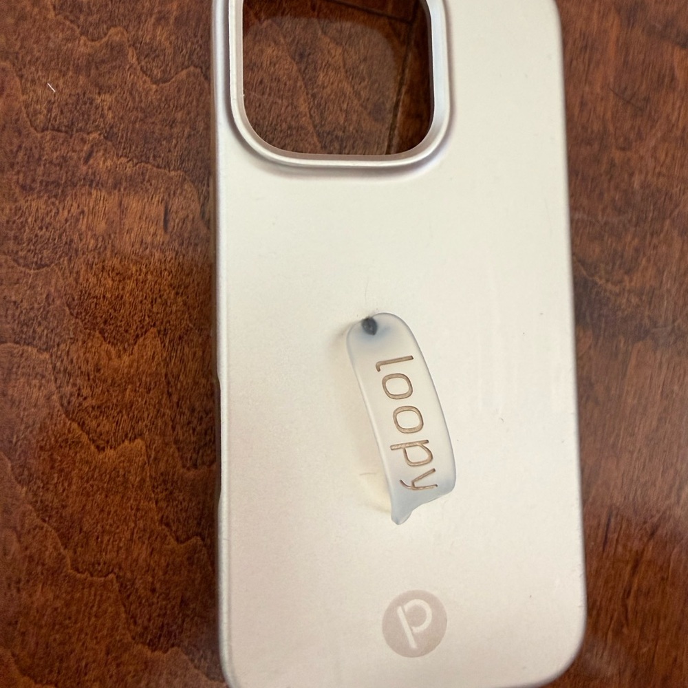 Loopy Case White Phone Case with Built-In Loop Grip